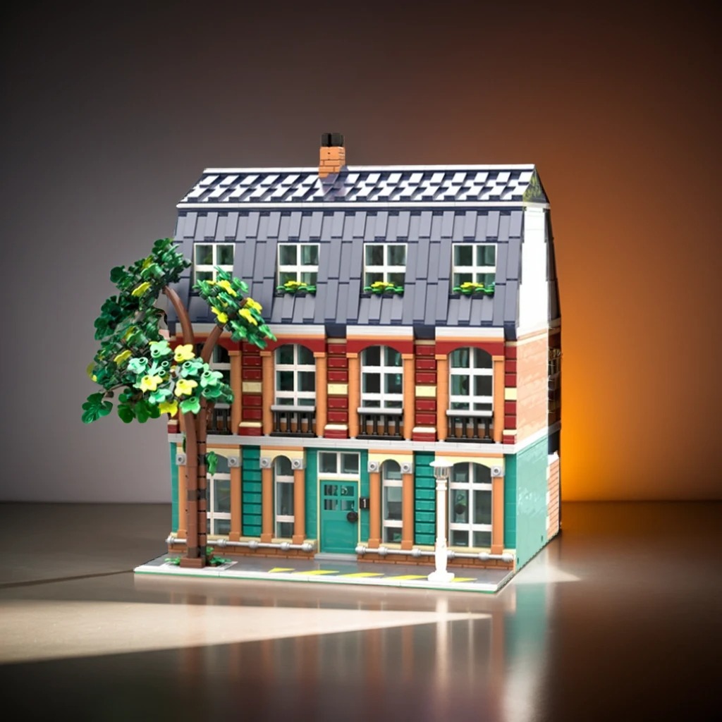 Art Craft Ideas For School - 3332 pièces MOC Bâtiments Modulaires Modèle