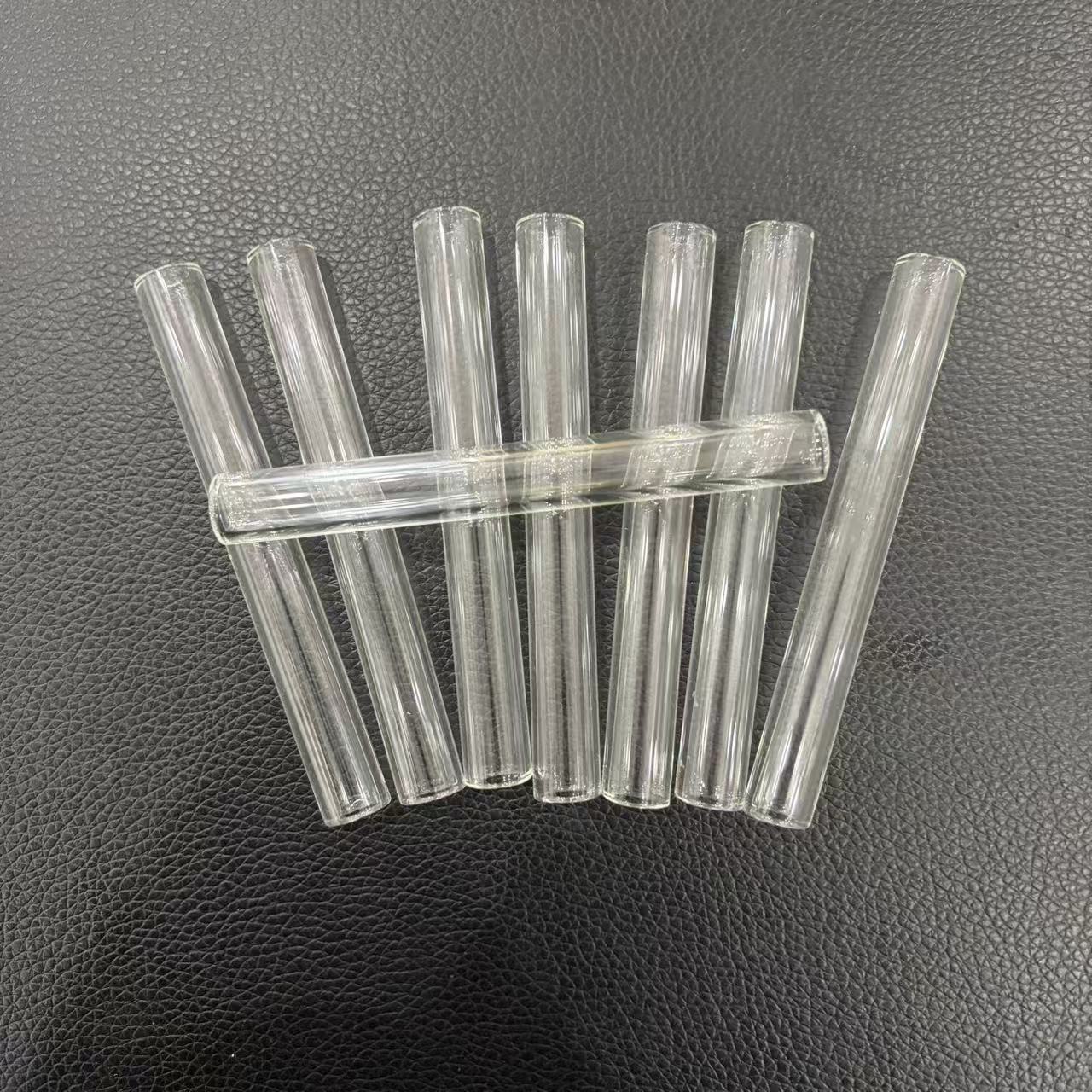 Art Craft Youtube - 10 pailles réutilisables en verre borosilicate