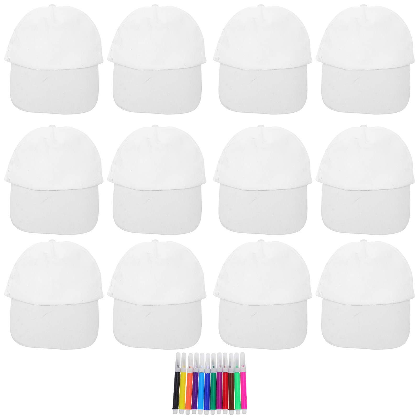 Art Craft Party - 1 ensemble de casquettes de baseball