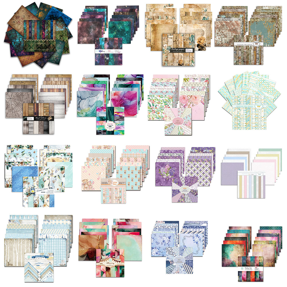 Art Craft Birthday Party - Bloc de papier pour Scrapbook, 24