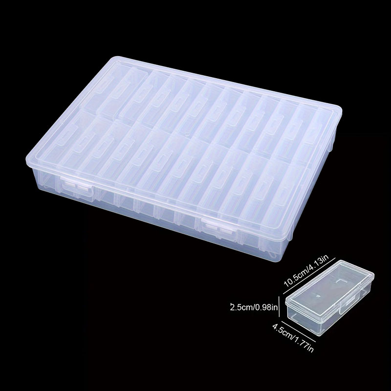Box Art And Craft - Boîtes de rangement en plastique transparent