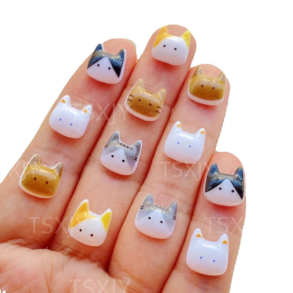 Art Craft Easter - 50 pièces de figurines plates en
