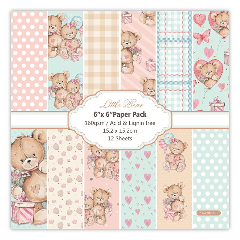 Art Craft Birthday Party - Tampons de Scrapbooking little bear, 12