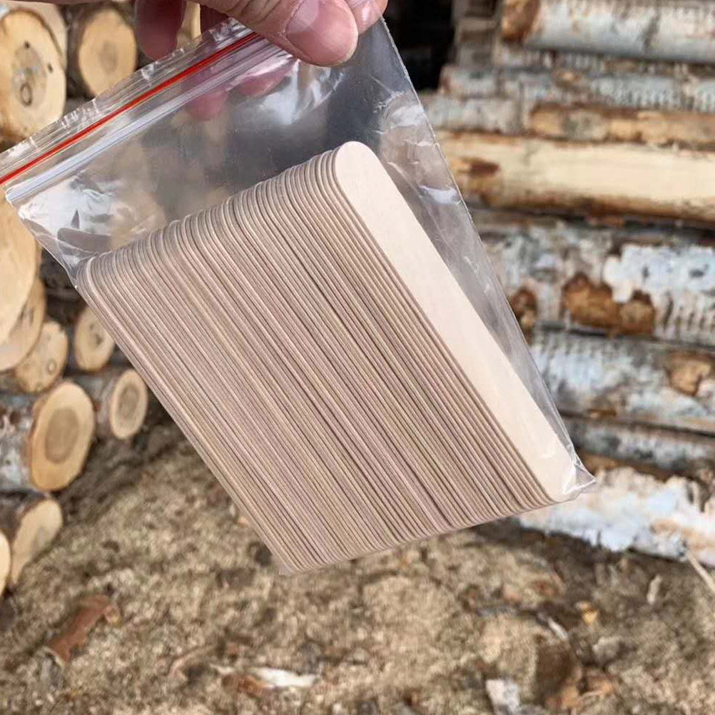 Art Craft Party - 400 bâtonnets en bois de couleur