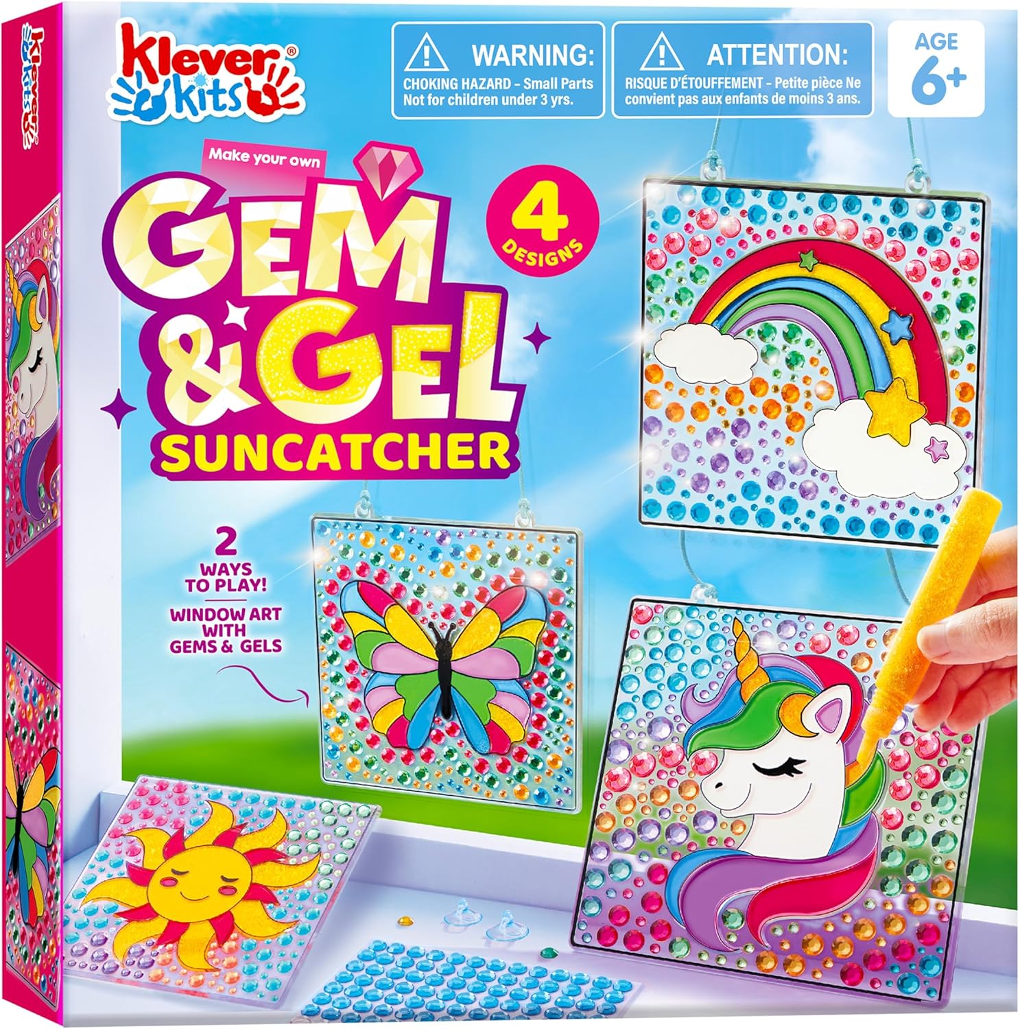 Art Craft Board - JOYFY 4 pièces fenêtre Art 2-en-1