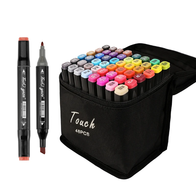 Watercolor Brush Pen - Ensemble de stylos marqueurs à double
