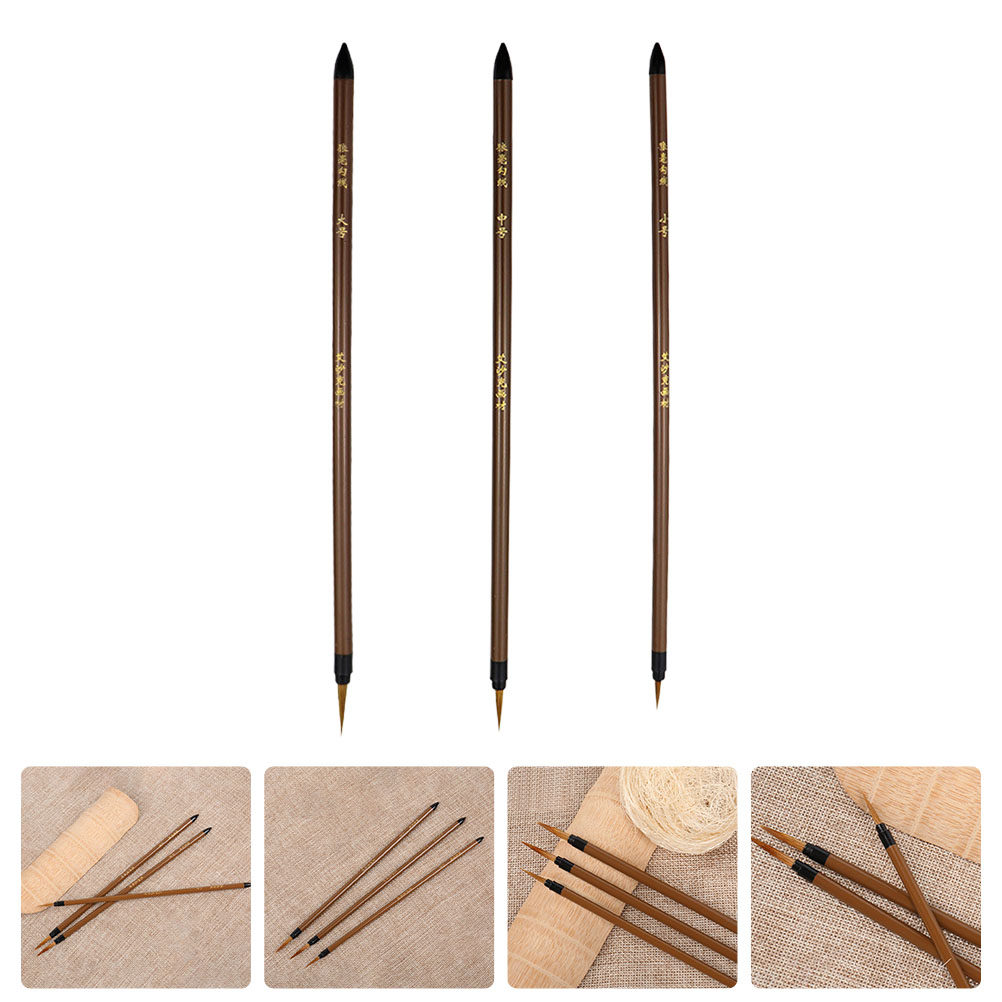 Watercolor Brush Pen - Lot de 3 pinceaux à poils