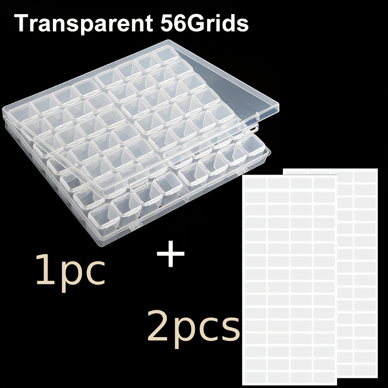 Box Art And Craft - Boîte de rangement transparente à 56