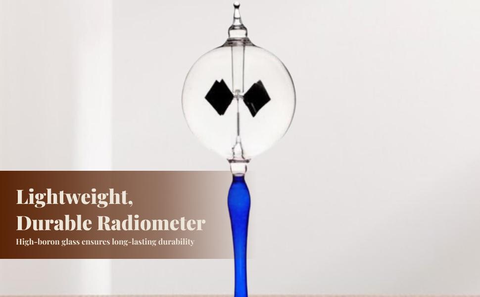 Art And Craft Science - Radiomètre solaire Crookes en verre, moulin