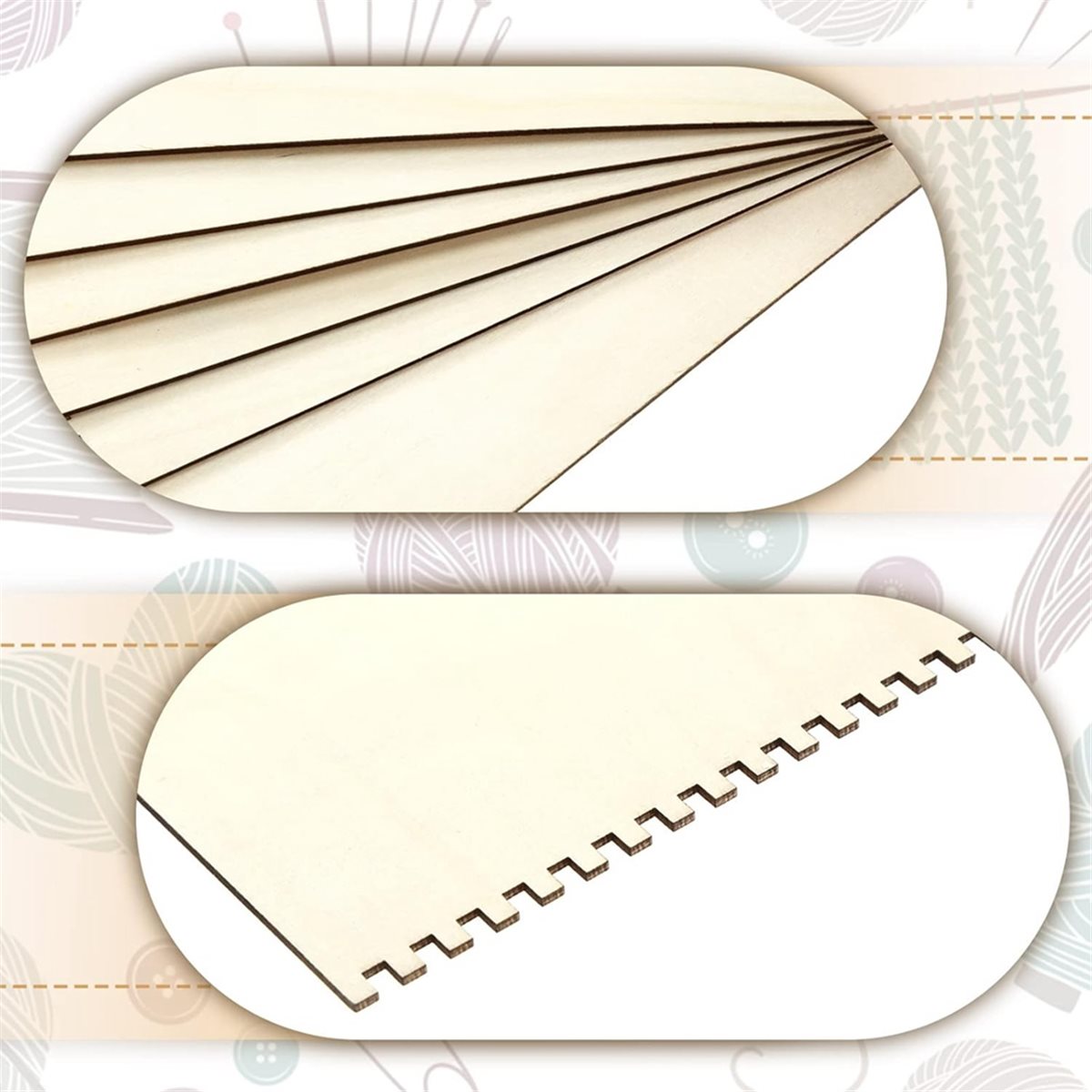 Panier de tissage cranté en bo - Art Craft Adult avis et prix