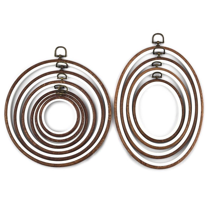 Cerceaux de broderie en bois d - Embroidery Hoop Kit avis et prix