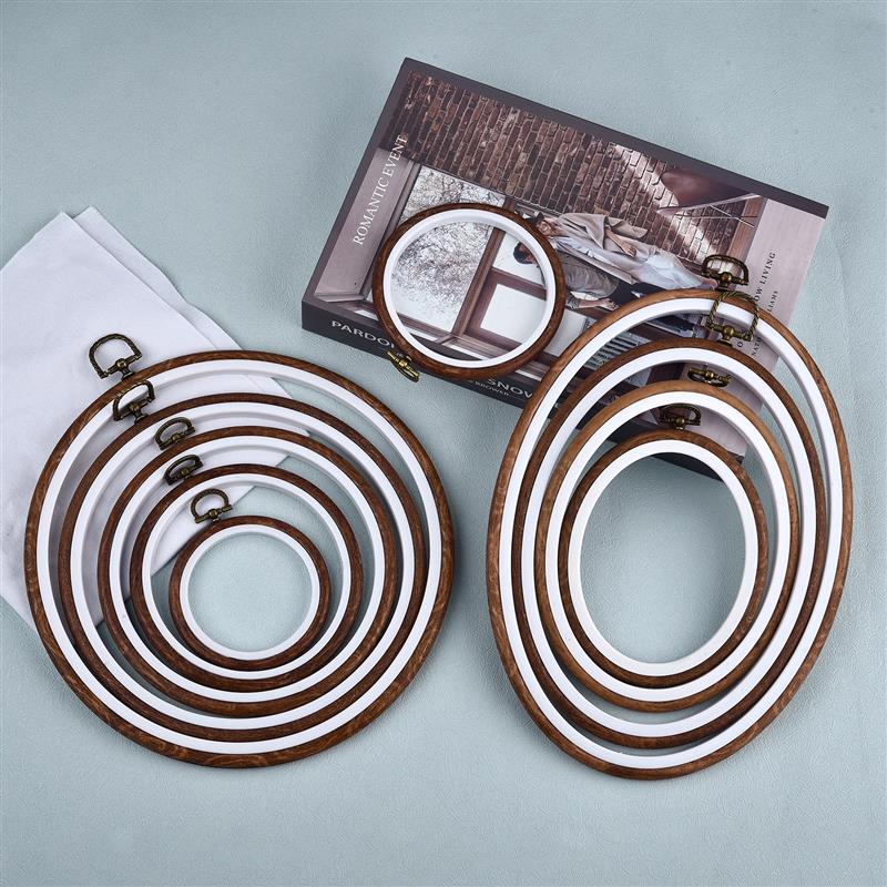 Cerceaux de broderie en bois d - Embroidery Hoop Kit avis et prix