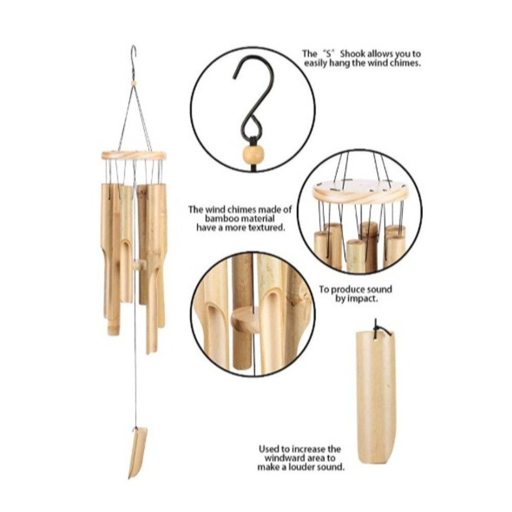 Carillon éolien rétro à 6 tube - Art Craft Youtube avis et prix