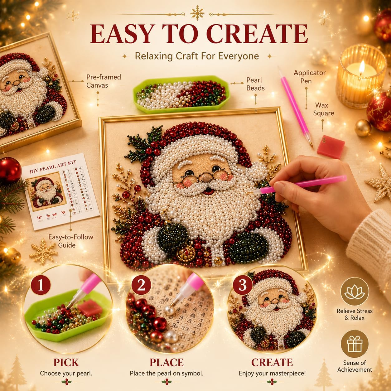 Kit de peinture diamantée de N - Art Craft Adult avis et prix