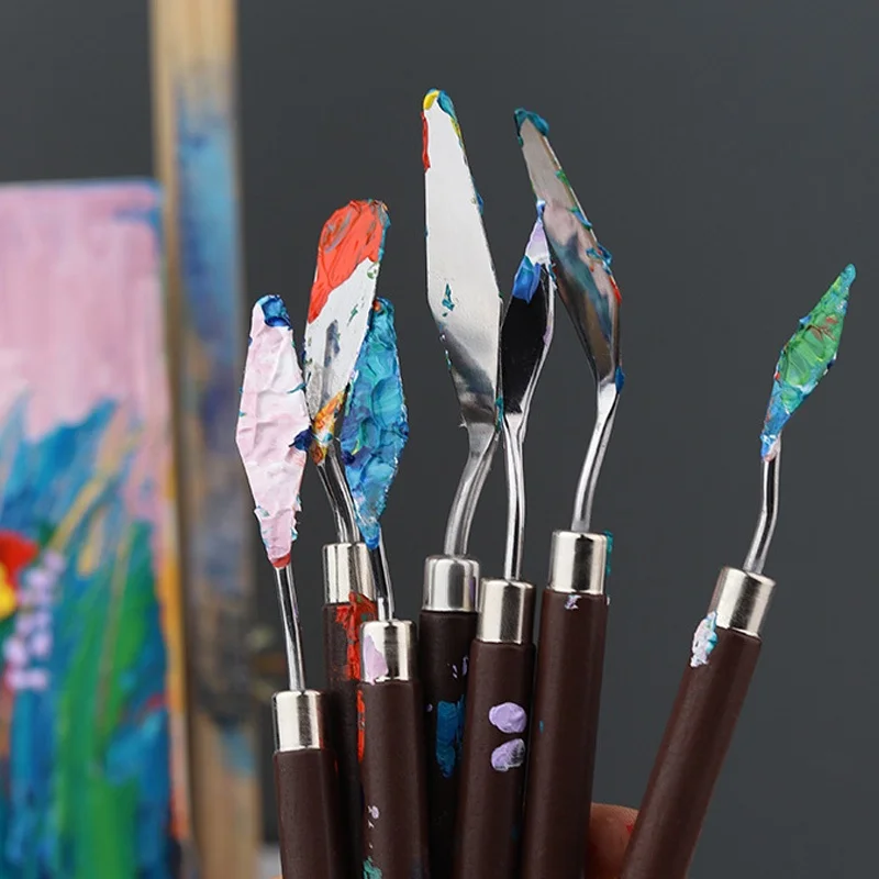 Ensemble de 5/7 pièces de grat - Painting Knife Palette avis et prix