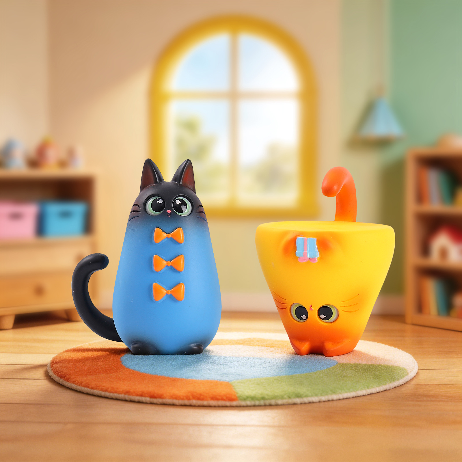 Figurine de chat en résine pou - Box Art And Craft avis et prix