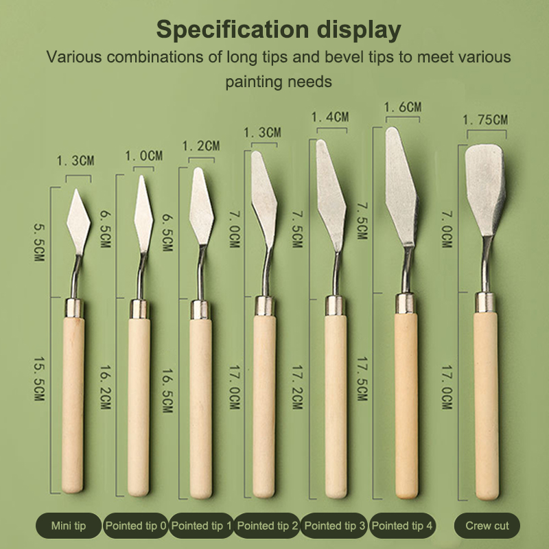 【Happy】 7 pièces/ensemble de c - Painting Knife Palette avis et prix