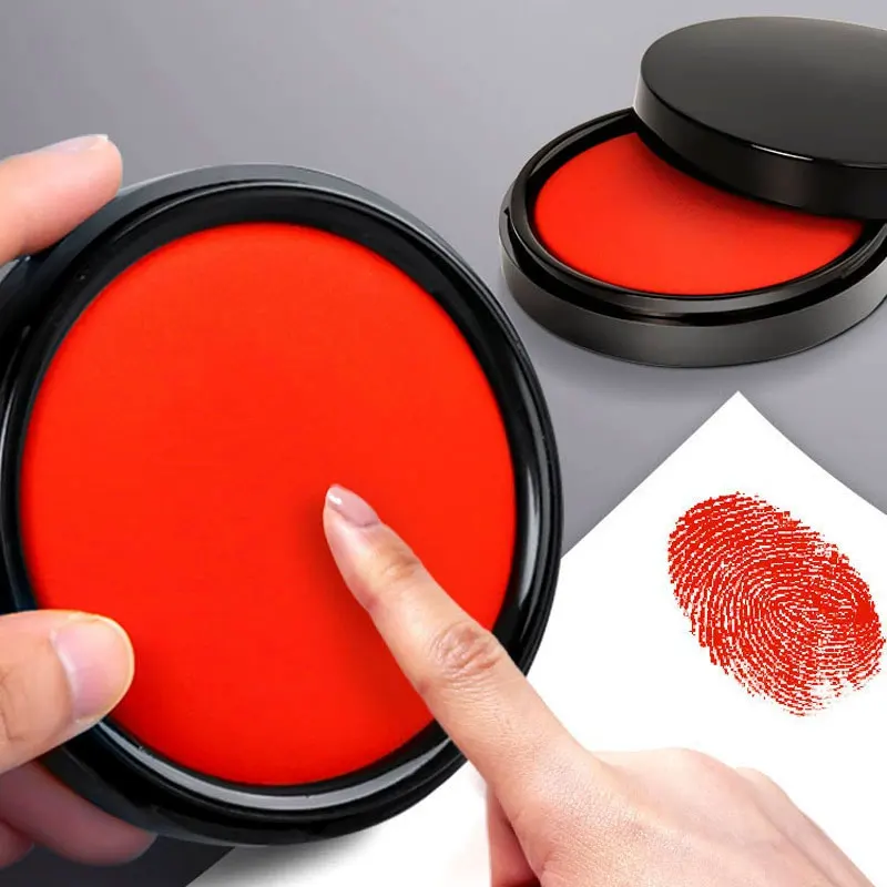 2 tampons encreurs rouges port - Stamping Ink Pad avis et prix