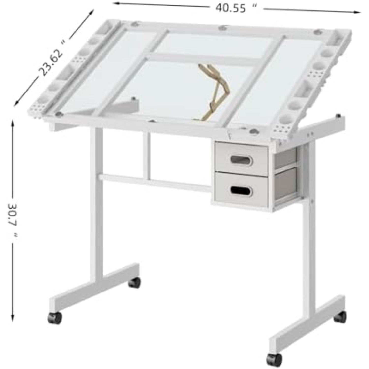 Table à dessin roulante, table - Art Craft Usa avis et prix