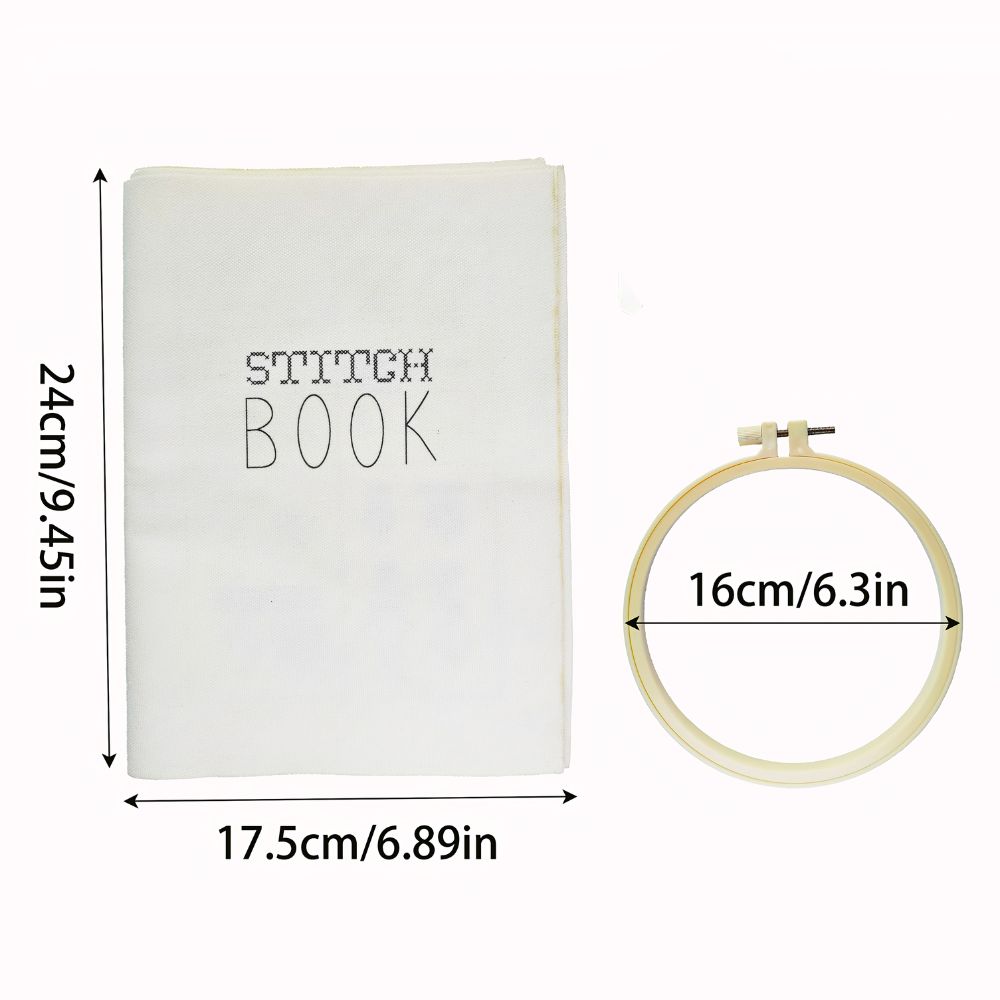 1 Kit de broderie pour débutan - Embroidery Hoop Kit avis et prix