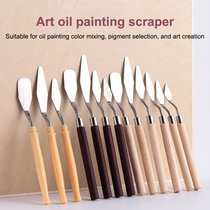 ★ ▲ Lot de 7 couteaux à huile  - Painting Knife Palette avis et prix