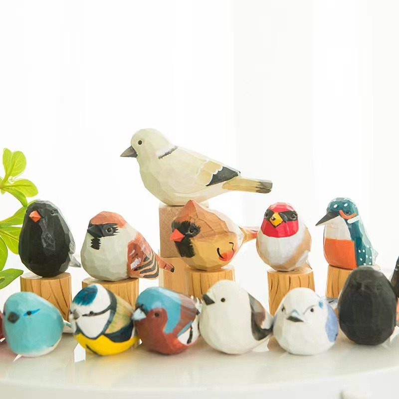 Figurine d'oiseau en bois scul - Art Craft Ideas For School avis et prix
