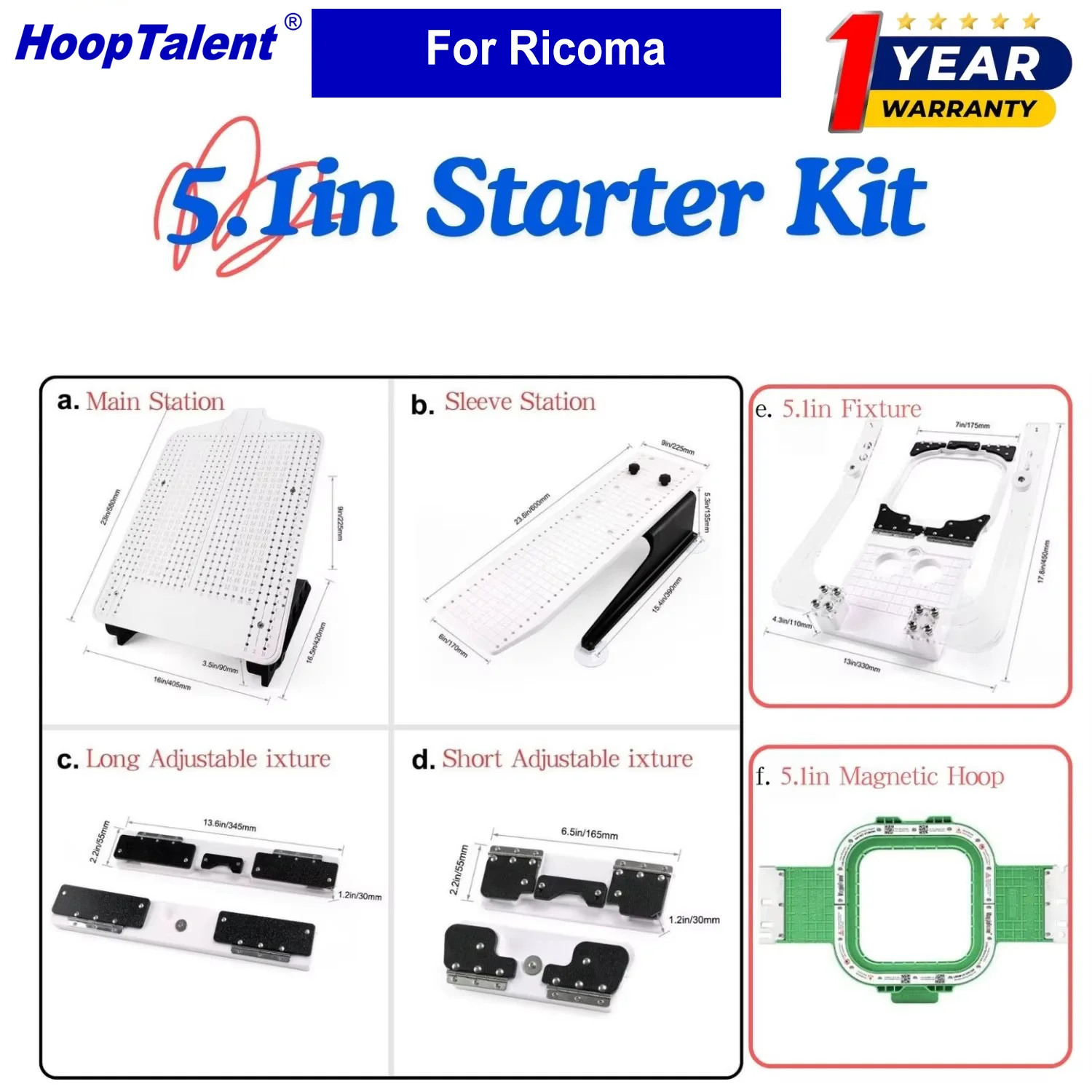 Kit de station de positionneme - Embroidery Hoop Kit avis et prix