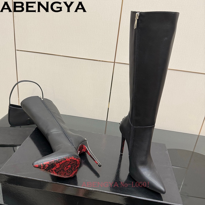 Bottes hautes en cuir noir pou - Art Craft Party avis et prix