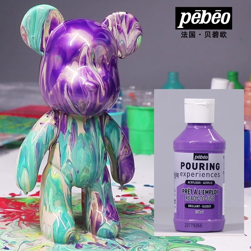 PEBEO – peinture acrylique liq - Acrylic Pour Paint avis et prix