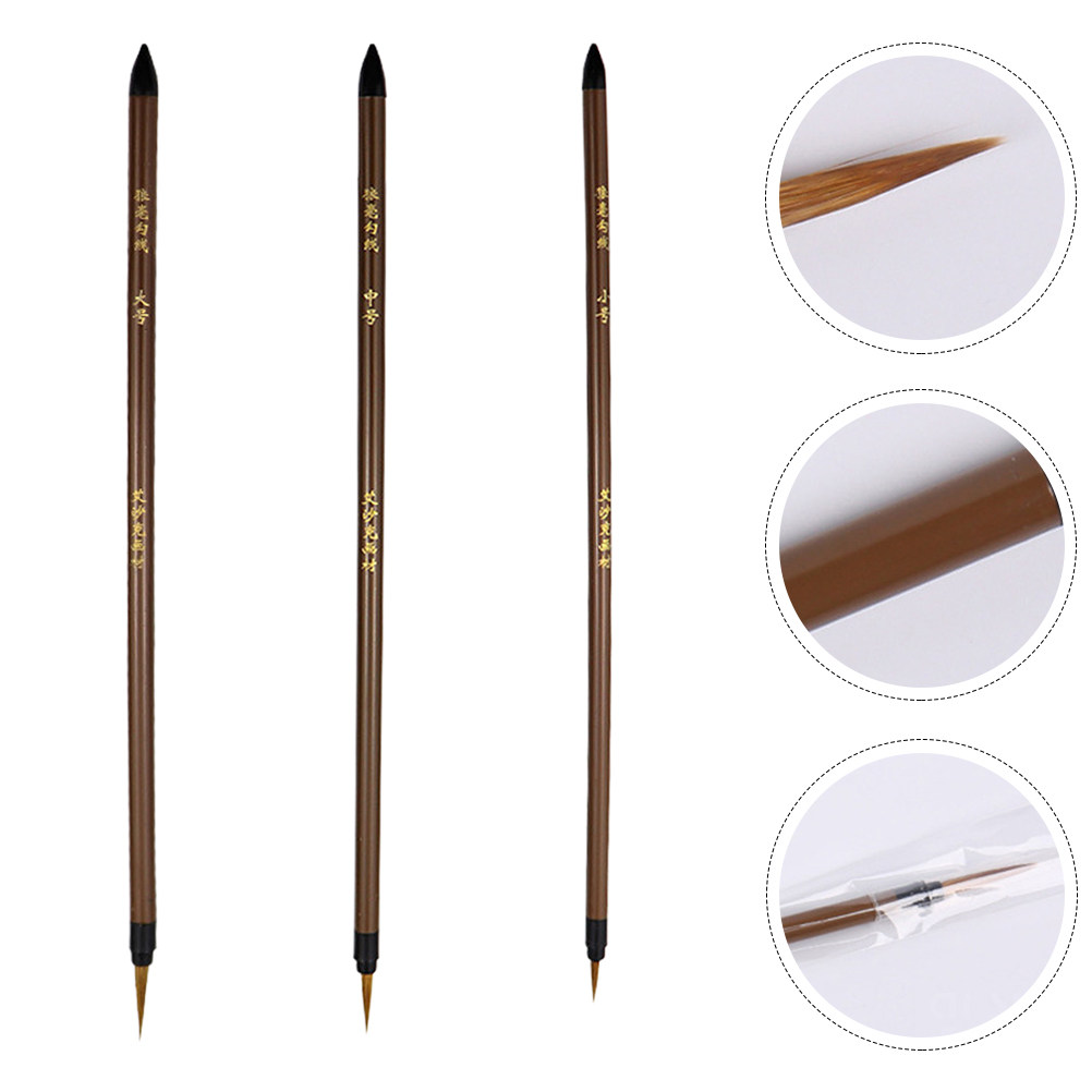 Lot de 3 pinceaux à poils de l - Watercolor Brush Pen avis et prix